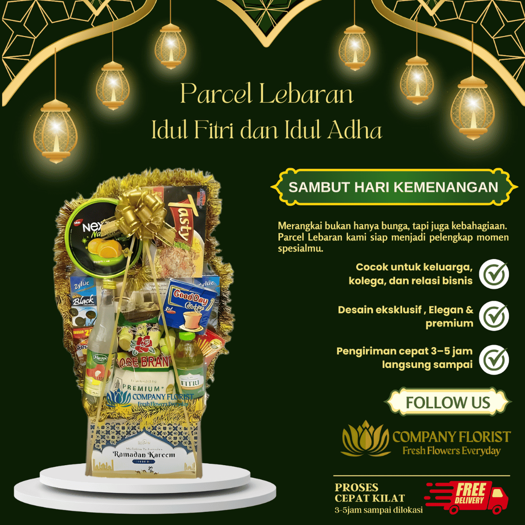 Parcel Snack Lebaran Murah Isi Banyak & Tampilan Elegan